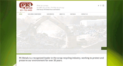 Desktop Screenshot of pkmetals.com